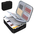 Document Bag - Waterproof Bag - Multi-layer Bag - Document Pouch - Lockable Pouch - Travel Document Organizer - Document Storage - Certificate Holder - File Organizer Bag (MultiColor)