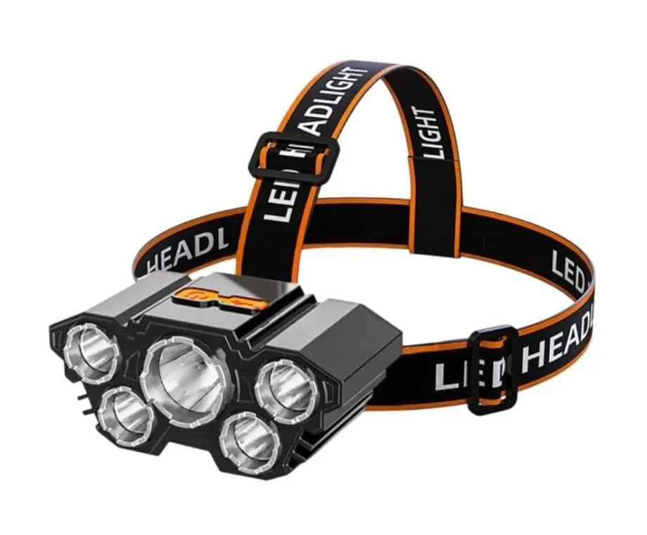 Premium Rechargeable LED Headlamp (Pack of 1)