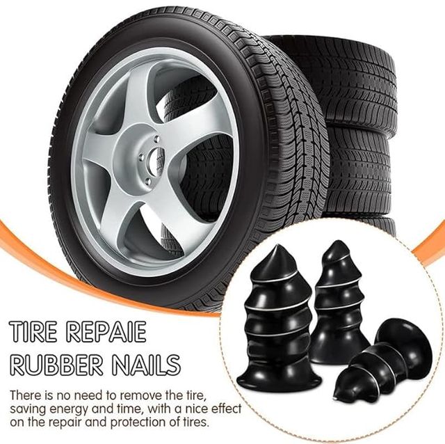 Tire Repair Rubber Nails  Pack of 10