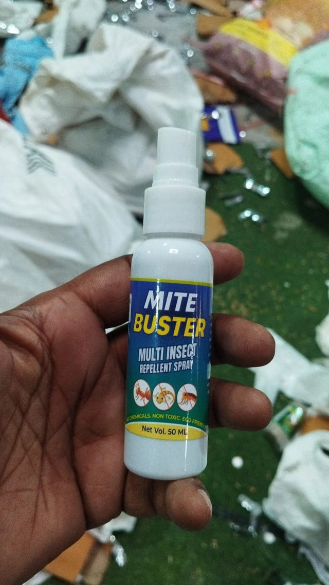 Mite Buster Spray - Ultimate Ant, Cockroach, Bed Bugs, Spider, Rat, Lizard 50ML